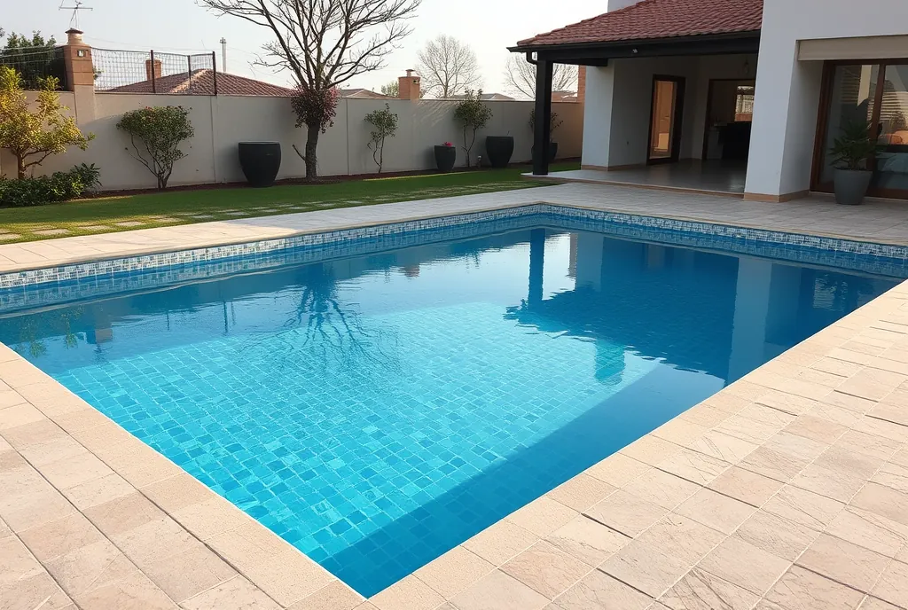 Piscina terminada en una vivienda de Alicante